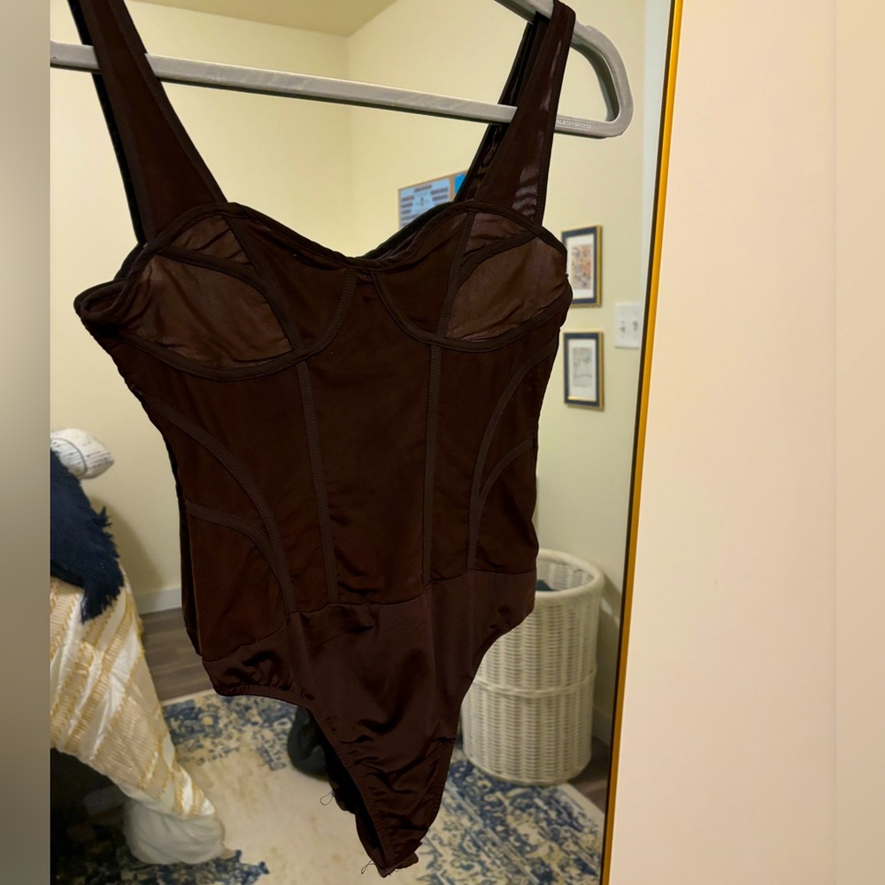 MISSGUIDED Brown Bodysuit
